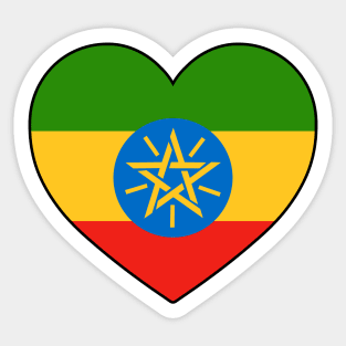 Heart - Ethiopia _103 Sticker